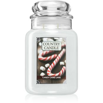 Country Candle Candy Cane Lane lumânare parfumată 680 g