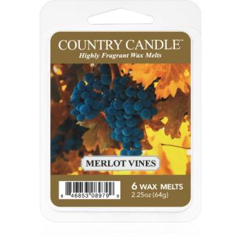 Country Candle Merlot Vines ceară pentru aromatizator 64 g