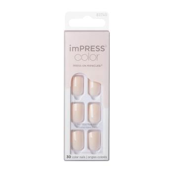 KISS Unghii false imPRESS Color Point Pink 30 buc
