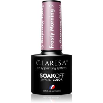 Claresa SoakOff UV/LED Color Frosty Morning lac de unghii sub forma de gel culoare 9 5 g