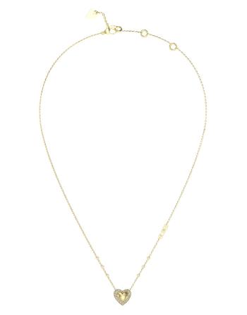 Guess Colier placat cu aur in formă de inimă Beloved JUBN05018JWYGT/U