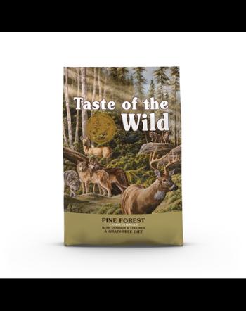 TASTE OF THE WILD Pine Forest hrana uscata caini si catei, cu vanat si legume 5,6 kg