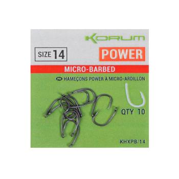 Korum Háčky Xpert Power Hooks 10ks - vel.16,Korum Háčky Xpert Power Hooks 10ks - vel.16