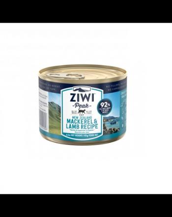 ZIWIPEAK Cat Mackerel&amp;Lamb Hrana umeda pentru pisici, cu macrou si miel 185 g