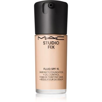 MAC Cosmetics Studio Fix Fluid SPF 15 24HR Matte Foundation + Oil Control machiaj cu efect matifiant SPF 15 culoare NC10 30 ml