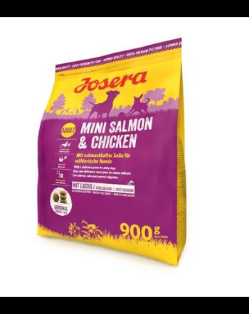 JOSERA Mini Salmon&amp;Chicken 900g pentru câini adulți de talie mică