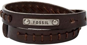 Fossil Brățară din piele pentru bărbați JF87354040