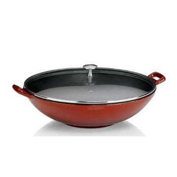 Tigaie WOK Kela Calido, din fontă, 36 cm