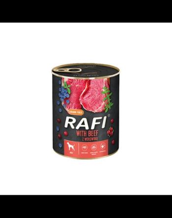 RAFI Beef cu vita 12 x 800 g mancare umeda pentru caini