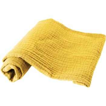 Babymatex Muslin păturică de înfășat Mustard 80x120 cm