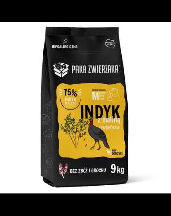 PAKA ZWIERZAKA Seven’th Heaven Turkey &amp; raspberry Adult 9 kg Hrana pentru caini, cu curcan si zmeura