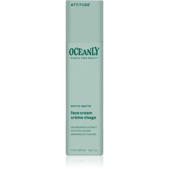 Attitude Oceanly Face Cream cremă solidă cu efect de matifiere pentru ten mixt 30 g