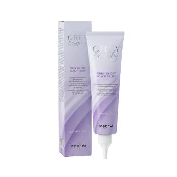 Inebrya Tratament de curățare pentru un scalp sănătos de păr gri și platinat Gray By Day (Scalp Relief) 150 ml