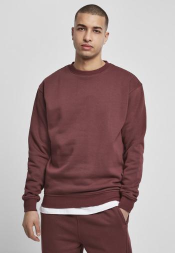 Urban Classics Crewneck Sweatshirt cherry - S