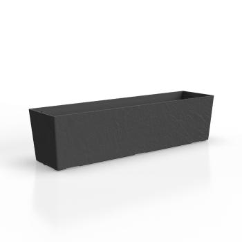Jardinieră Gardenico Florence Stone  antracit, 75 cm, antracit, 75 cm