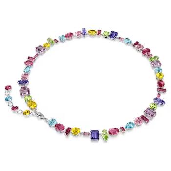 Swarovski Colier de lux cu cristale colorate strălucitoare Gema 5656397