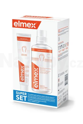Elmex Caries Protection set zubní pasta 75 ml + ústní voda 400 ml