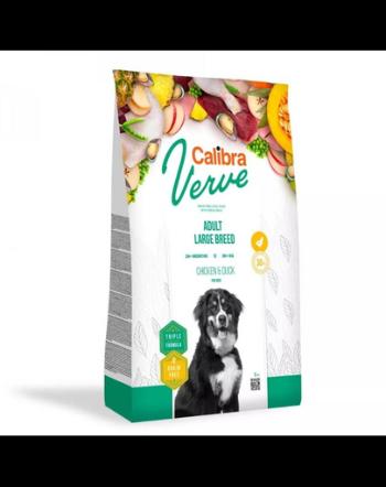 CALIBRA Dog Verve GF Adult Large Chicken&amp;Duck 2 kg hrana cu pui si rata fara cereale pentru caini de rase mari