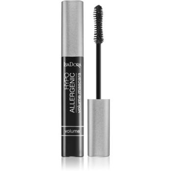 IsaDora Hypo-Allergenic Volume Mascara dúsító szempillaspirál érzékeny szemre árnyalat 34 Black 10 ml