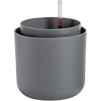 Ghiveci cu auto-irigare Plastia Tolita, gri, diam. 16 cm, gri, diam. 16 cm