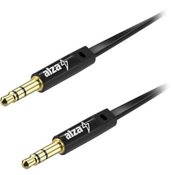Alzapower FlatCore Audio 3,5 mm Jack (M) to 3,5 mm Jack (M) 0,5 m čierny (APW-CBA3JMF005B)