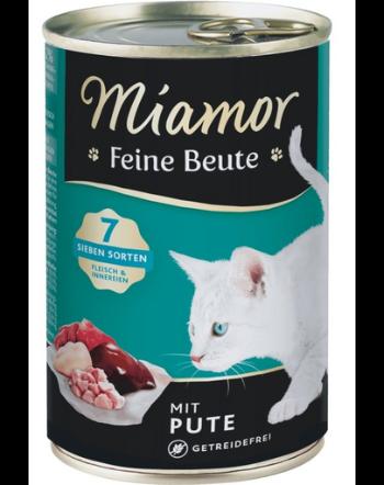 MIAMOR Feine Beute Turkey Conserva pisica, cu curcan 400g