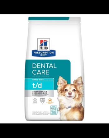 HILL'S Prescription Diet t/d Canine Mini 3 kg hrana uscata caini talie mica cu afectiuni orale