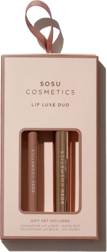 SOSU Cosmetics Set cadou de produse cosmetice decorative Lip Luxe Duo Nude