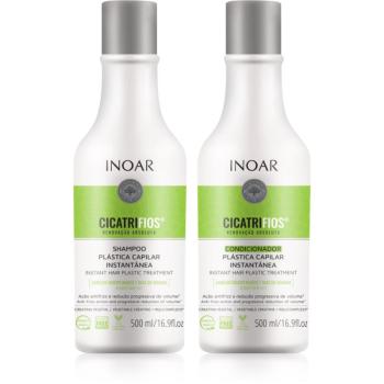 INOAR CicatriFios set pentru parul deteriorat si fragil 2x500 ml