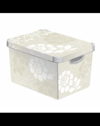 CURVER Deco Cutie depozitare cu capac Stockholm L Romance