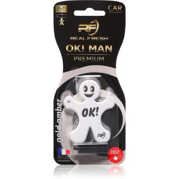 Real Fresh OK! Man Premium Gold Amber parfum pentru masina 1 buc