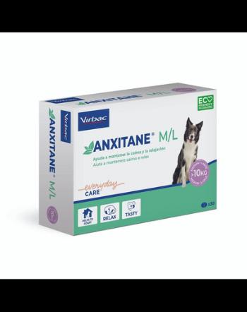 VIRBAC Anxitane M/L Supliment pentru ameliorarea stresului pentru caini si pisici de peste 10 kg, 30 tab.