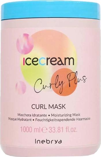 Inebrya Mască hidratantă pentru părul creț și ondulat Ice Cream Curly Plus (Curl Mask) 1000 ml