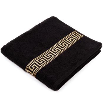 Prosop Greek negru, negru, 70 x 130 cm
