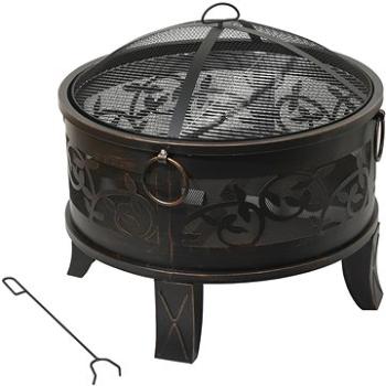 Cattara Ohnisko SANTORIN copper patina s poklopom (8591686130102)