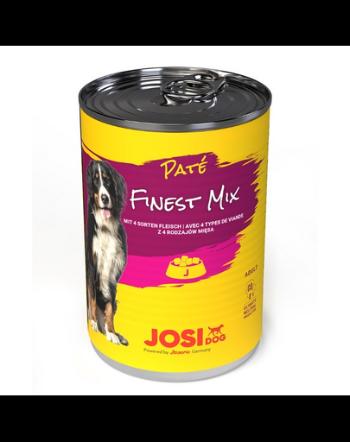 JOSERA JosiDog Finest Mix Pate 4 tipuri de carne 400 g pentru caini adulti