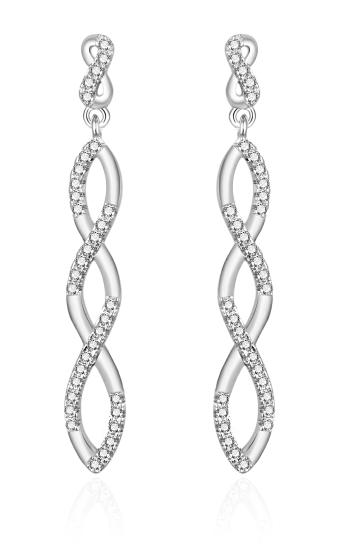 Agato Cercei strălucitori cu zircon AGT-E035PW