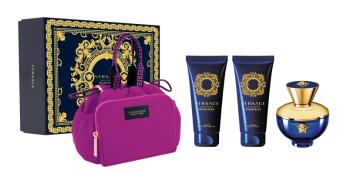 Versace Pour Femme Dylan Blue - EDP 100 ml + loțiune de corp 100 ml + gel de duș 100 ml + geantă cosmetică