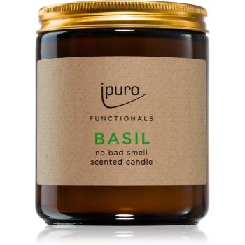 ipuro Functionals Basil lumânare parfumată 200 g