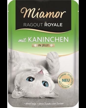 MIAMOR Ragout Royale in Jelly Rabbit iepure in aspic pentru pisica 100 g