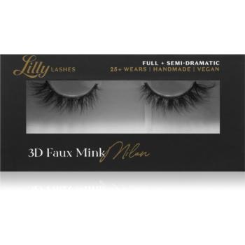 Lilly Lashes 3D Faux Mink gene false tip Milan 1 pereche