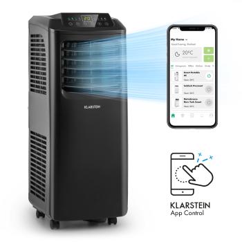 Klarstein Pure Blizzard Smart 7k, aer condiționat portabil, 7000 BTU / 2,1 kW, clasa energetică A, telecomandă