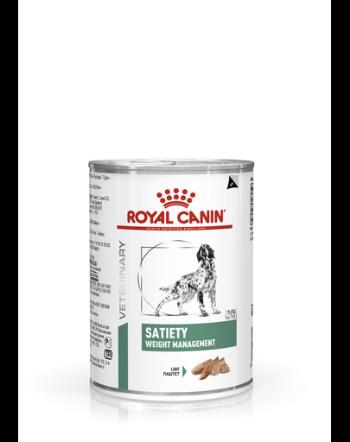 ROYAL CANIN Dog Satiety Weight Management 410 gr hrana umeda dietetica pentru caini adulti obezi sau supraponderali