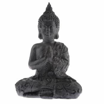 Decor de grădină Buddha, antracit, magneziu , 38 x15 x 26 cm