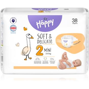 Bella Baby Happy Soft&Delicate Size 2 Mini scutece de unică folosință 3-6 kg 38 buc