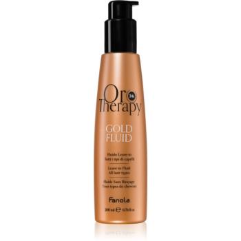 Fanola Oro Therapy Gold Fluid lapte pentru păr cu aur de 24 de karate 200 ml