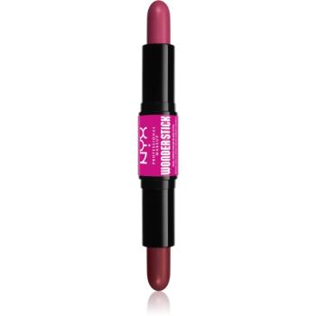 NYX Professional Makeup Wonder Stick Cream Blush baton pentru dublu contur culoare 04 Deep Magenta N Ginger 2x4 g