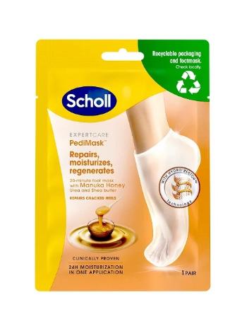 Scholl Mască hidratantă pentru picioare cu miere de Manuka Expert Care PediMask™ (Foot Mask With Manuka Honey) 1 pereche