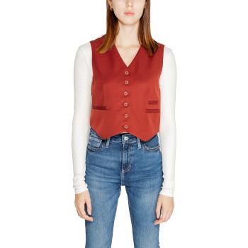 Vero Moda  VMTARA SL WAISTCOAT BOO 10311425  Spoločenské vesty k oblekom Hnedá
