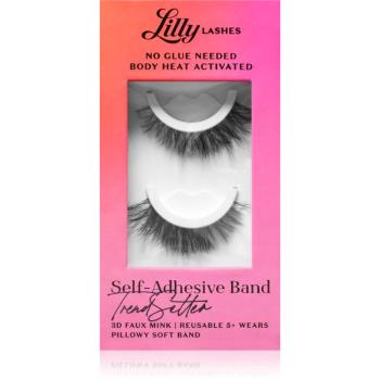 Lilly Lashes Self-Adhesive Band umelé mihalnice typ TrendSetter 2 ks